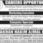 Marketing Jobs Dawakhana Hakim Ajmal Khan Pvt Ltd