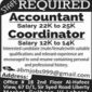 Female Coordinator Jobs